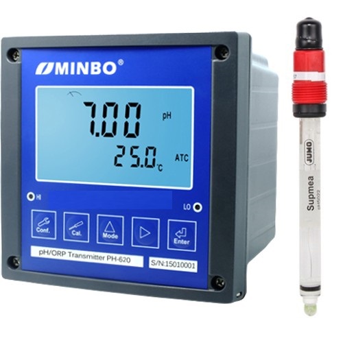 pH-6100D-5022 온라인용 pH미터 산가측정 도금액 고온 캉알카리
