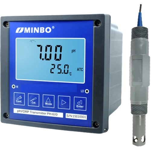 pH6100-VBV700 온라인용 pH미터 무보충형 강알칼리 산가측정 더블정션
