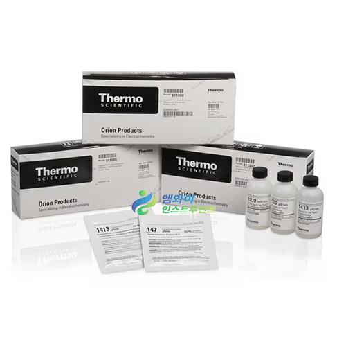 01100710 전도도 시약 ORION 1413 uS CONDUCTIVITY STANDARD, 10X15ML POUCHES Thermo