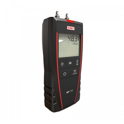 MP-115 휴대용 압력계 KIMO 피에조센서 압력 차압 측정 양압계 음압계 MONOMETER