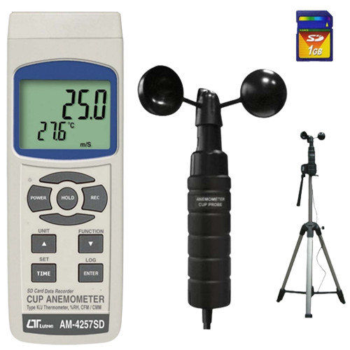 AM4257SD 다항목측정기 Lutron 루트론 풍속 풍압 풍력 풍온 온도