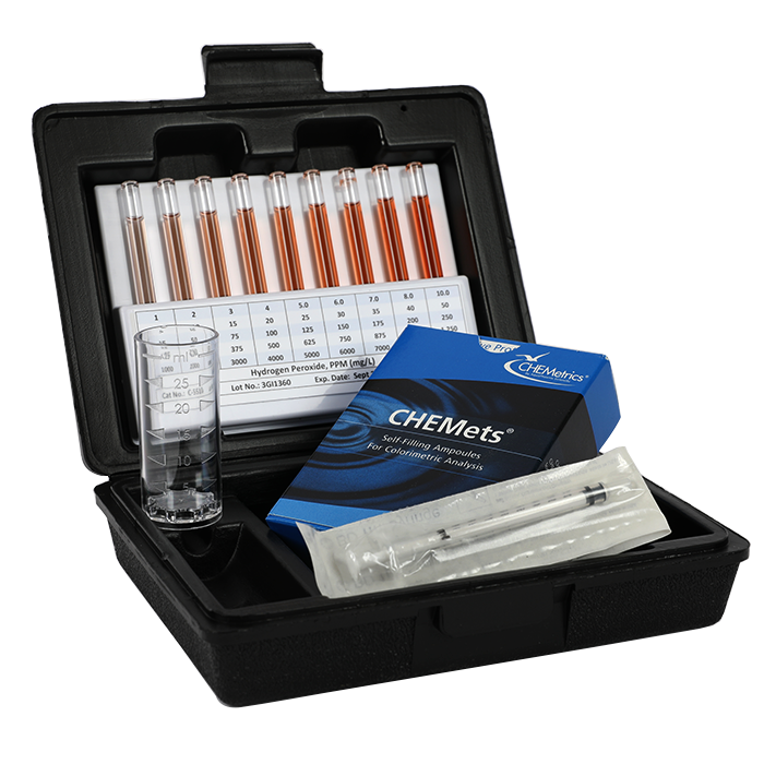 K5520D-H2O2 과산화수소 측정키트 과산화수소검사 Chemetric
